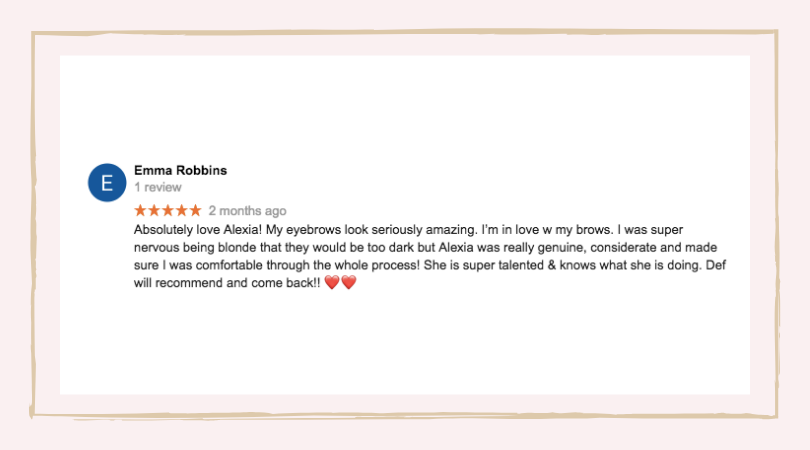 Review from Emma Robbins