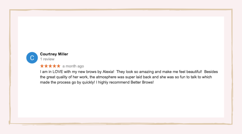 Review from Courtney Miller