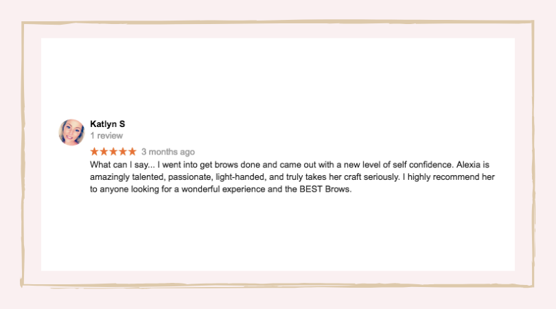 Review from Katlyn S