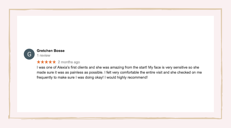 Review from Gretchen Bosse
