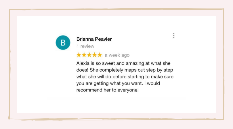Review from Brianna Peavler